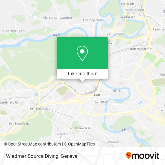 Wiedmer Source Diving map