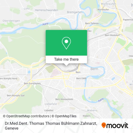 Dr.Med.Dent. Thomas Thomas Bühlmann Zahnarzt map