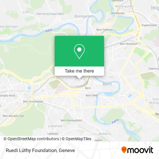 Ruedi Lüthy Foundation map