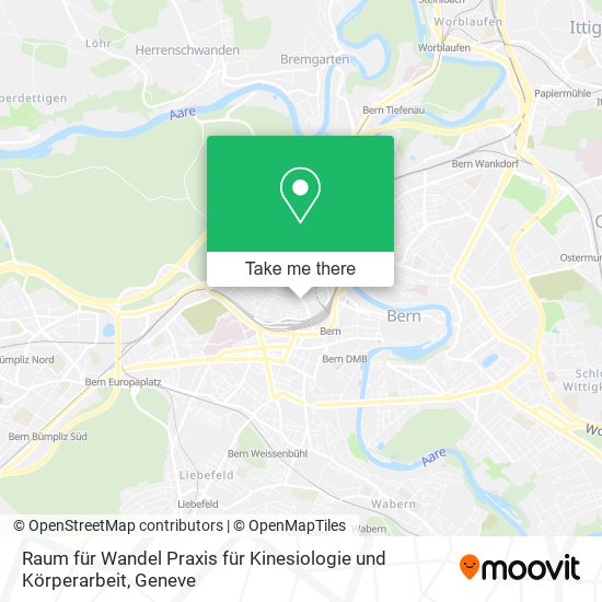 Raum für Wandel Praxis für Kinesiologie und Körperarbeit map