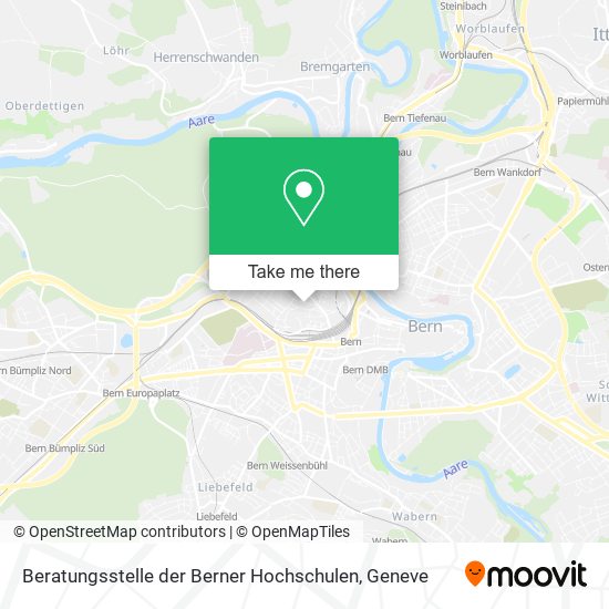 Beratungsstelle der Berner Hochschulen map