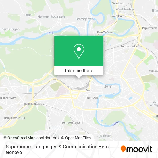 Supercomm Languages & Communication Bern map