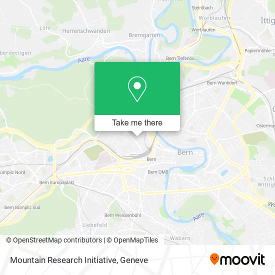 Mountain Research Initiative map