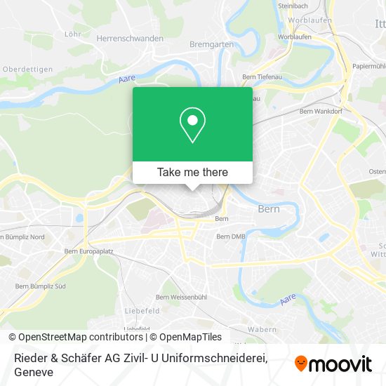Rieder & Schäfer AG Zivil- U Uniformschneiderei map