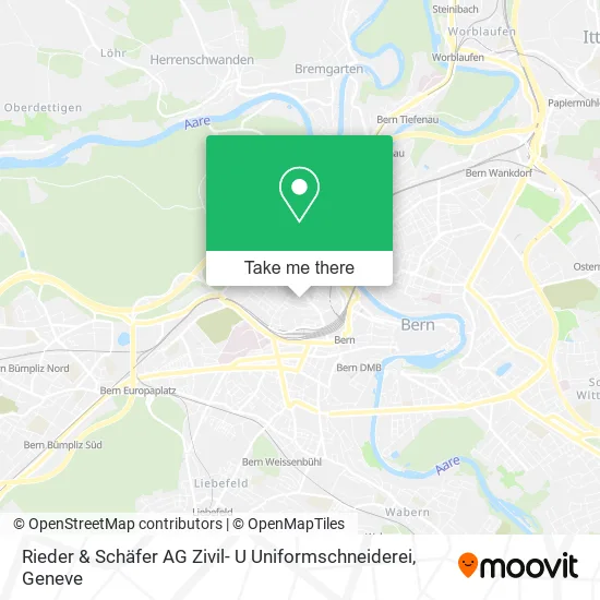 Rieder & Schäfer AG Zivil- U Uniformschneiderei map