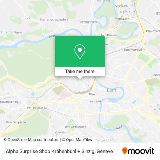 Alpha Surprise Shop Krähenbühl + Sinzig map