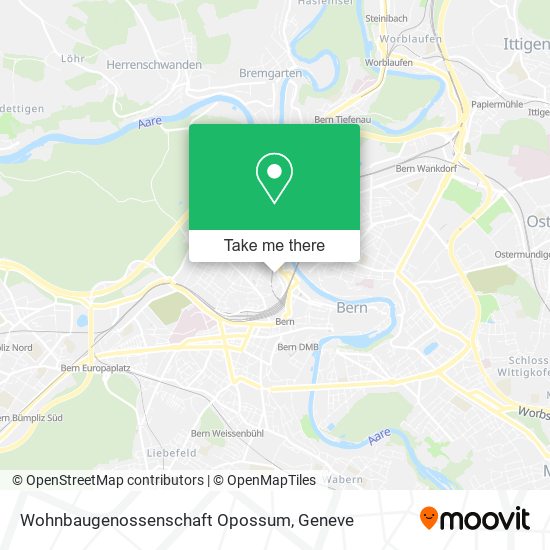 Wohnbaugenossenschaft Opossum map
