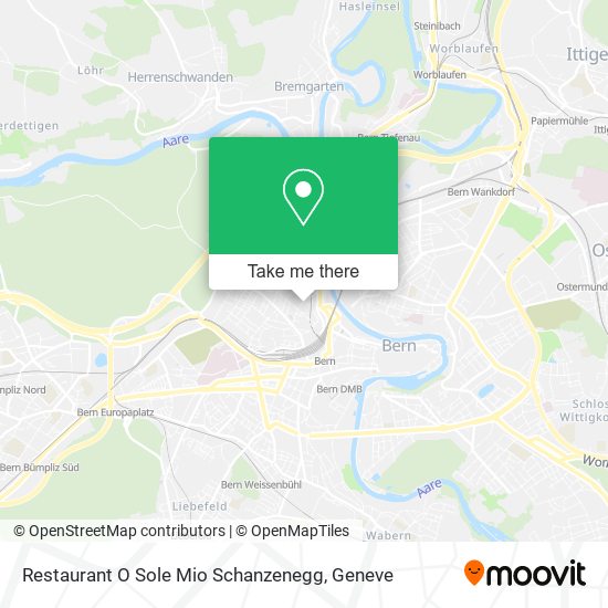 Restaurant O Sole Mio Schanzenegg map