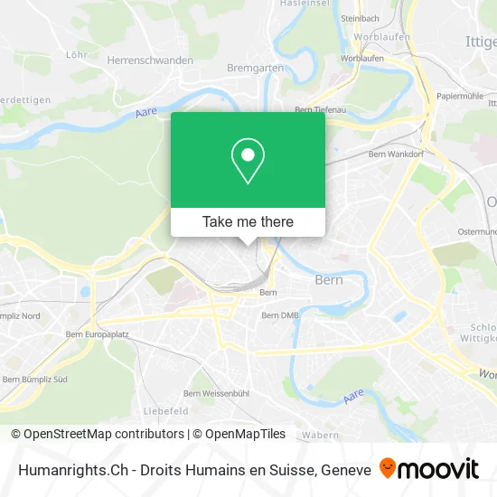 Humanrights.Ch - Droits Humains en Suisse map