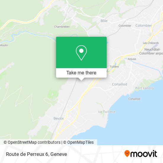 Route de Perreux 6 map
