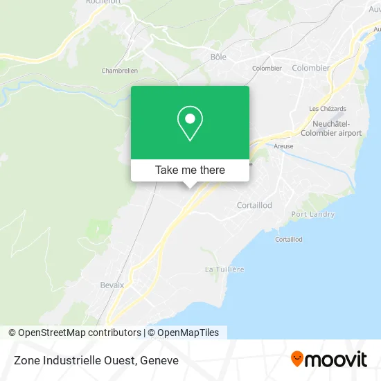 Zone Industrielle Ouest map