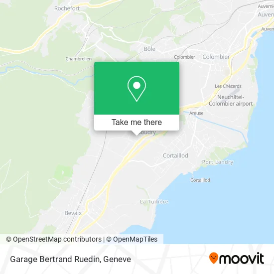 Garage Bertrand Ruedin map