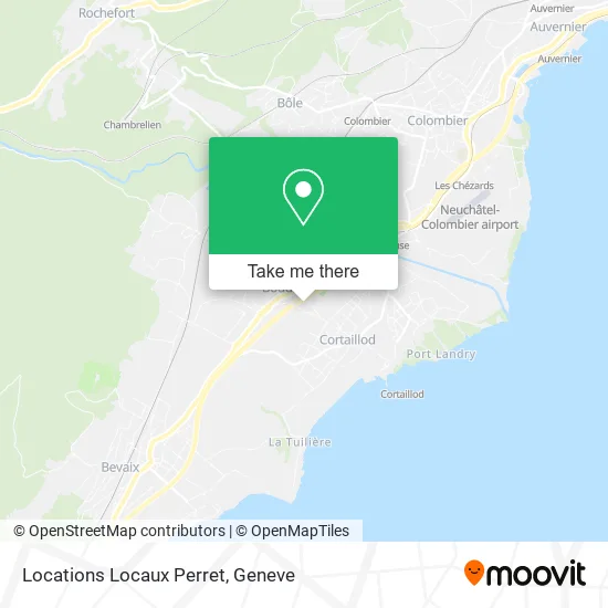 Locations Locaux Perret map