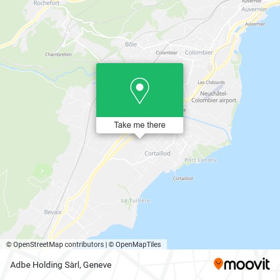 Adbe Holding Sàrl map