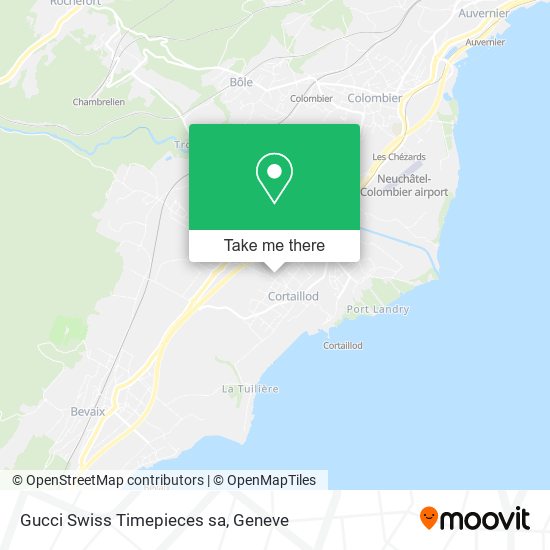 Gucci Swiss Timepieces sa map
