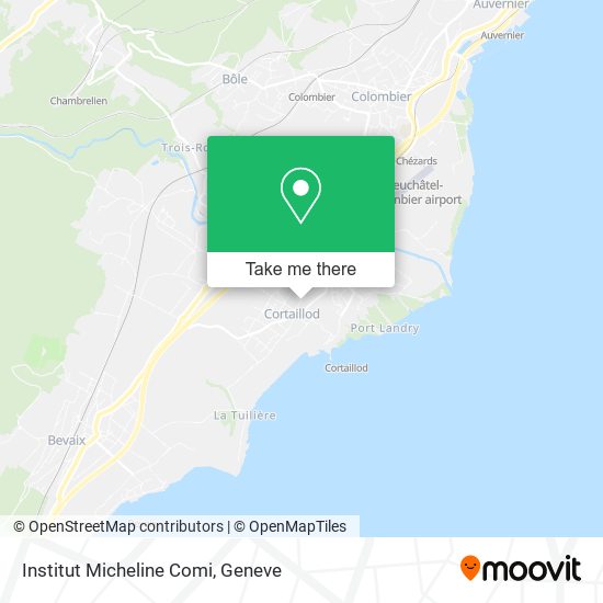 Institut Micheline Comi map