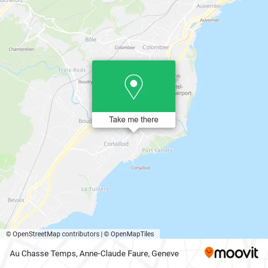 Au Chasse Temps, Anne-Claude Faure map