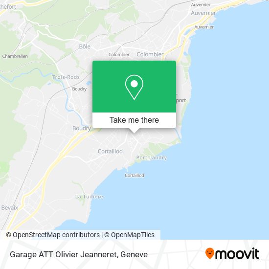 Garage ATT Olivier Jeanneret map