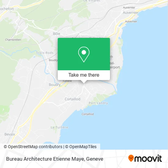 Bureau Architecture Etienne Maye map