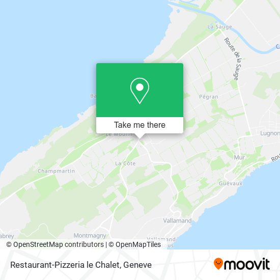 Restaurant-Pizzeria le Chalet map