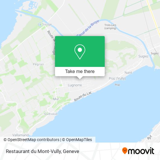 Restaurant du Mont-Vully map