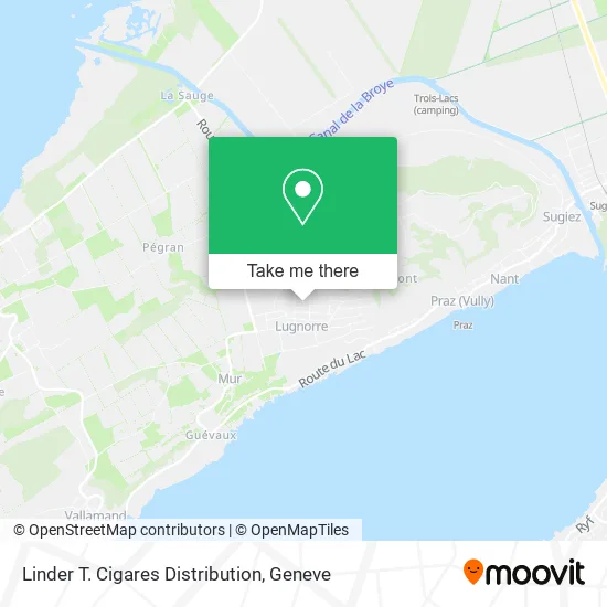 Linder T. Cigares Distribution map