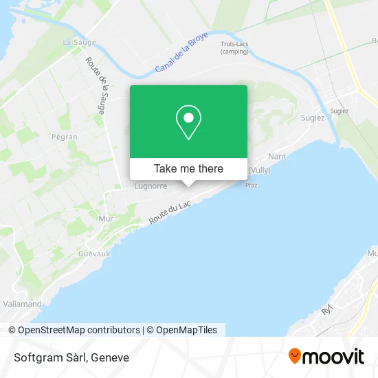 Softgram Sàrl map