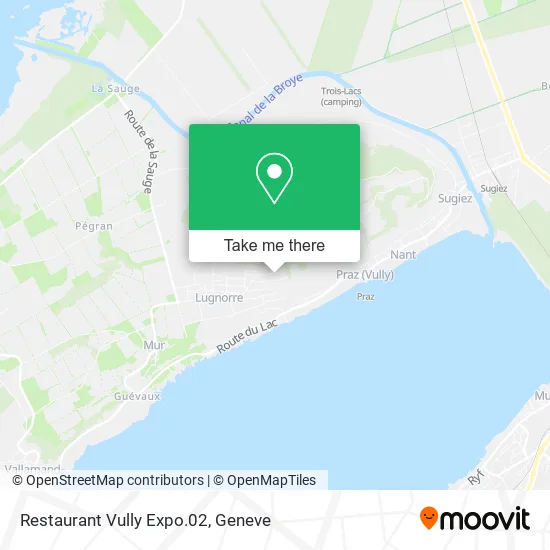 Restaurant Vully Expo.02 map