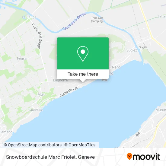 Snowboardschule Marc Friolet map