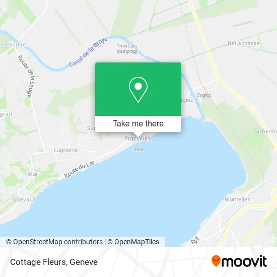 Cottage Fleurs map