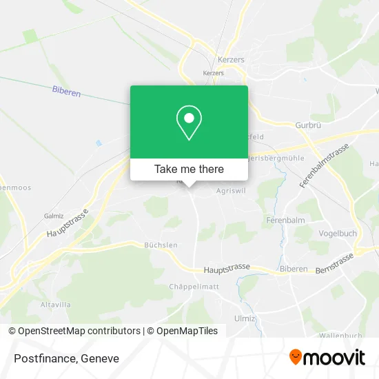 Postfinance map