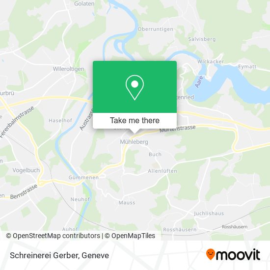 Schreinerei Gerber map