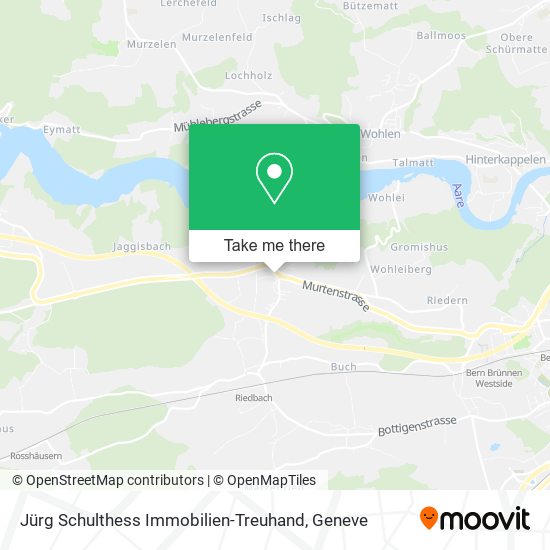 Jürg Schulthess Immobilien-Treuhand map