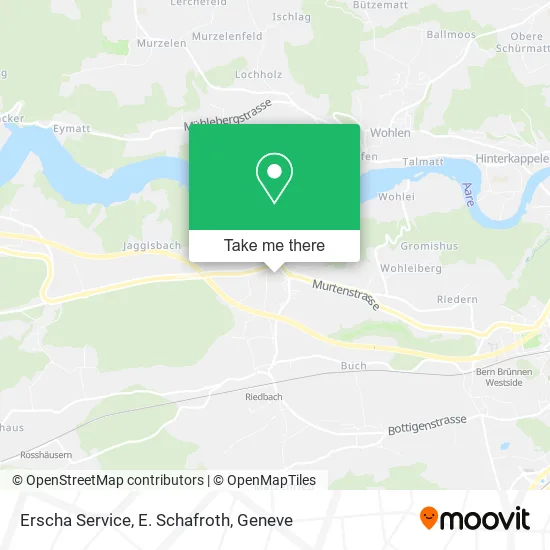Erscha Service, E. Schafroth map