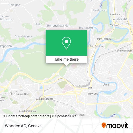 Woodex AG map