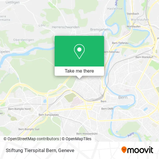 Stiftung Tierspital Bern map