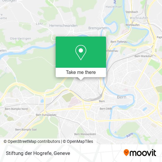 Stiftung der Hogrefe map