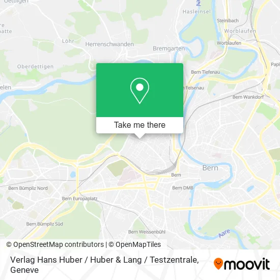 Verlag Hans Huber / Huber & Lang / Testzentrale map