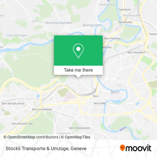 Stöckli Transporte & Umzüge map