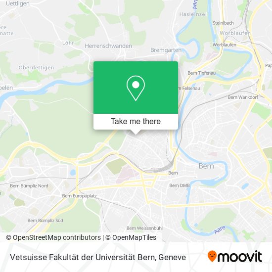 Vetsuisse Fakultät der Universität Bern map