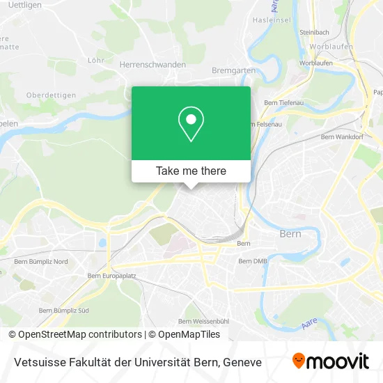 Vetsuisse Fakultät der Universität Bern map
