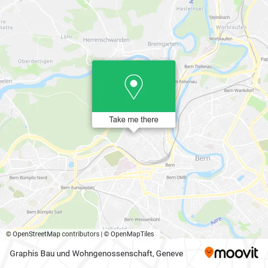 Graphis Bau und Wohngenossenschaft map