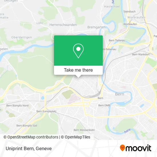 Uniprint Bern map
