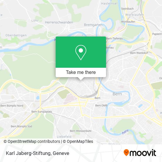 Karl Jaberg-Stiftung map