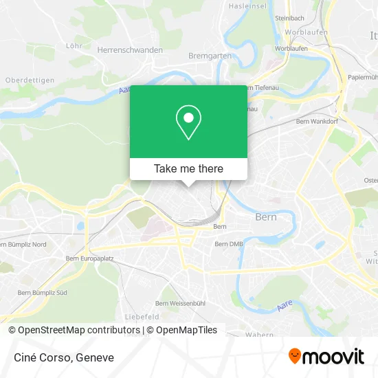 Ciné Corso map