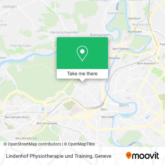 Lindenhof Physiotherapie und Training map
