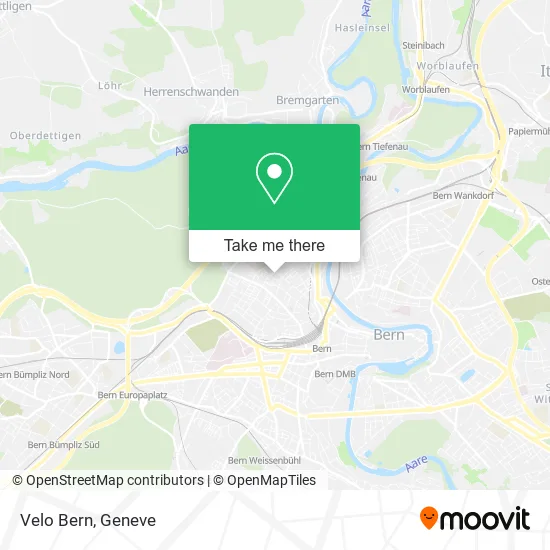 Velo Bern map