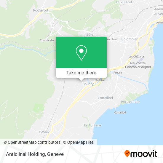 Anticlinal Holding map