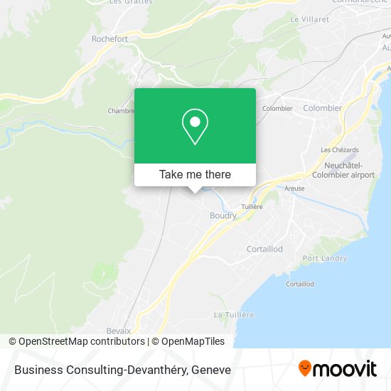 Business Consulting-Devanthéry Karte