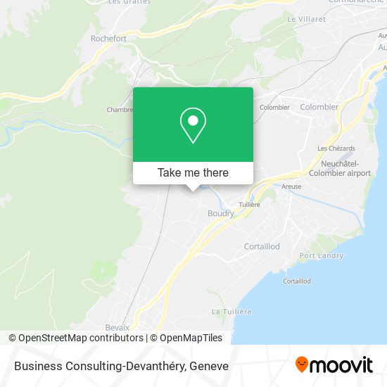 Business Consulting-Devanthéry map